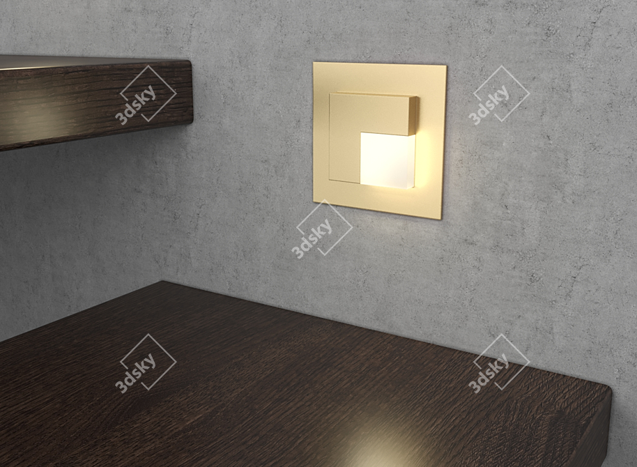 Slim LED Wall Light IT-738 3D model image 6