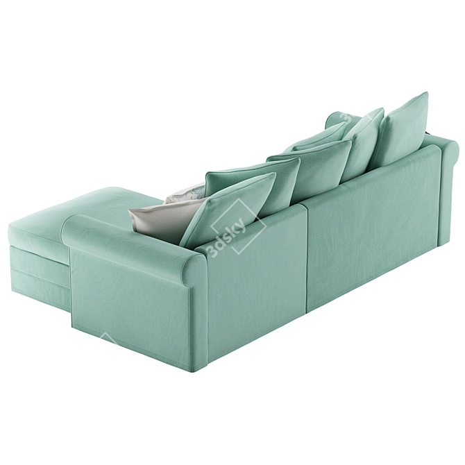 Versatile and Spacious Ikea Gronlid Corner Sofa 3D model image 3