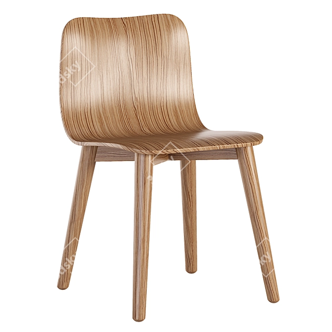 Dandy-W Dining Chair 3D model image 2