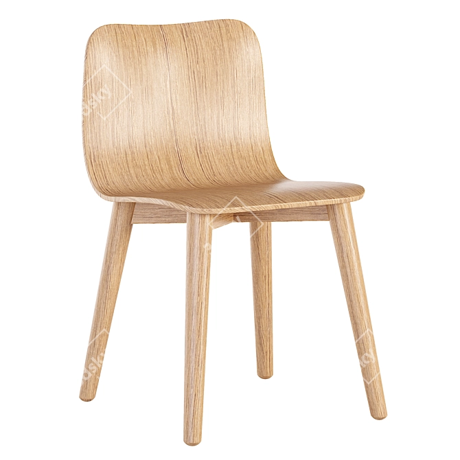 Dandy-W Dining Chair 3D model image 3