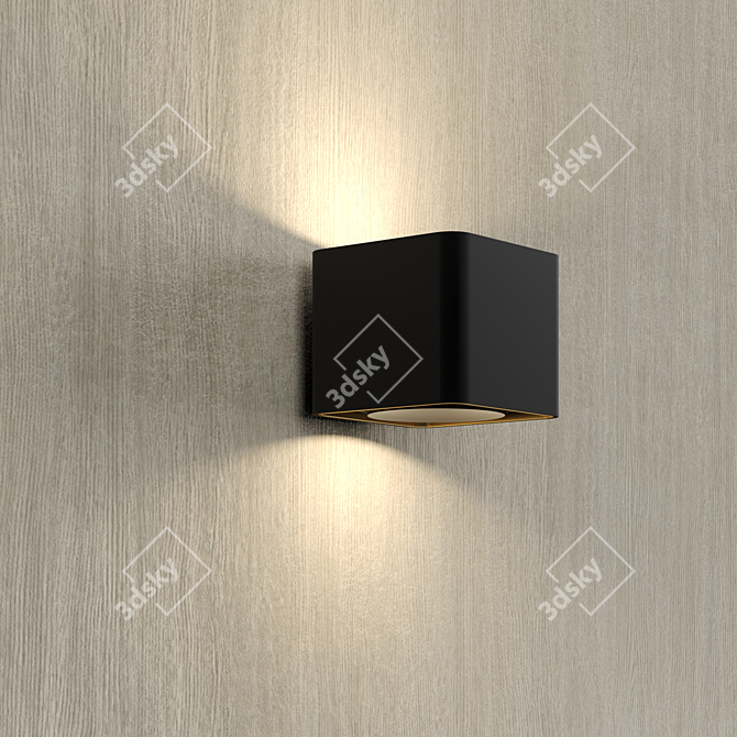 Beige Oak Wood Texture - High Quality HD 3D Model 3D model image 2