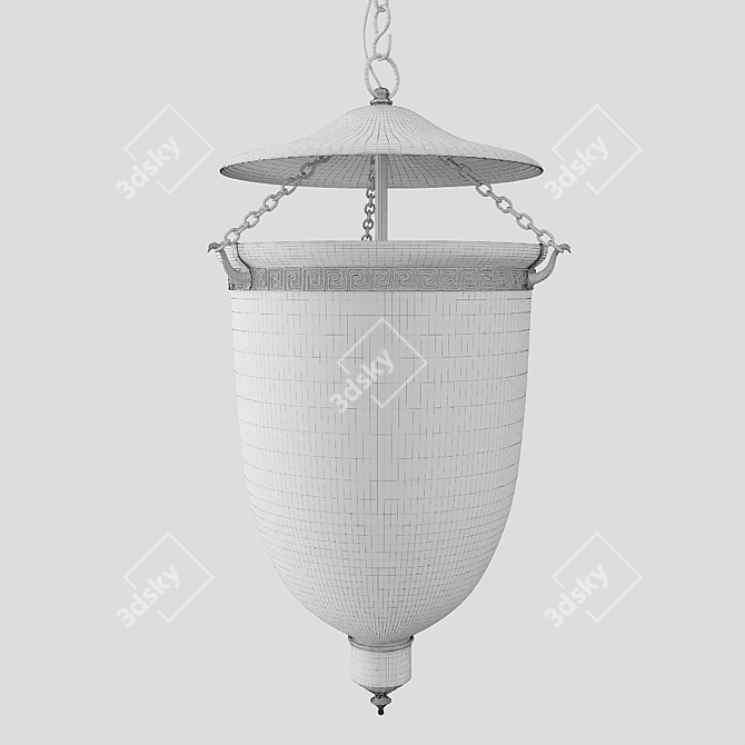 Lincoln Globe Lantern: Timeless Elegance 3D model image 5