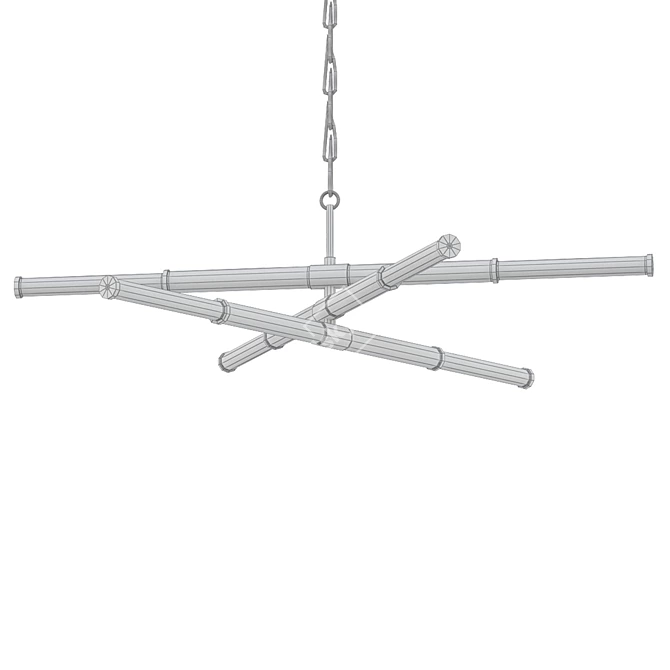 Elegant Huntington Chandelier 3D model image 2