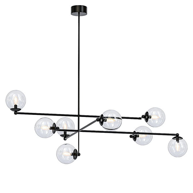 Elegant Libra Chandelier 3D model image 1