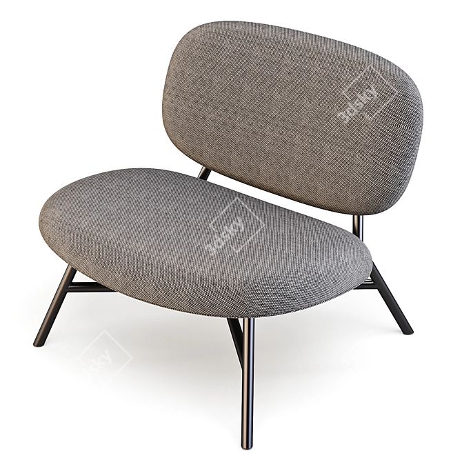 Eichholtz Madsen Retro Armchair 3D model image 3