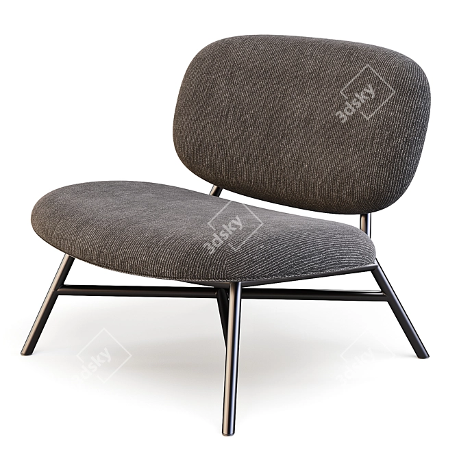 Eichholtz Madsen Retro Armchair 3D model image 6