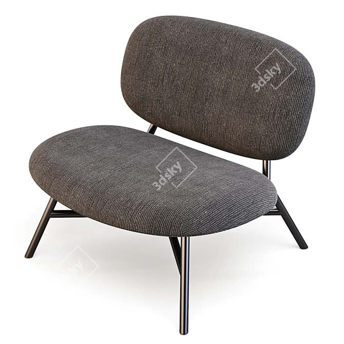 Eichholtz Madsen Retro Armchair 3D model image 8