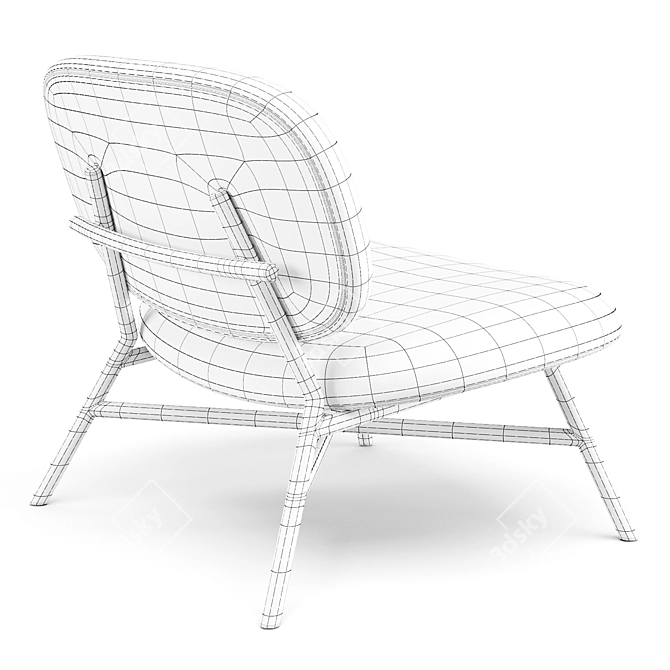 Eichholtz Madsen Retro Armchair 3D model image 10
