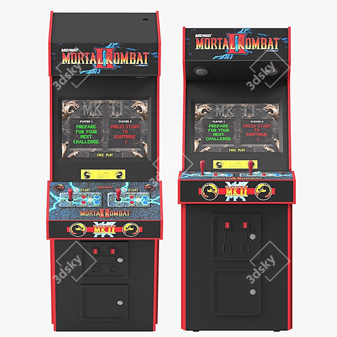 Fatal Fight Arcade: Next-Level Mortal Kombat 3D model image 2