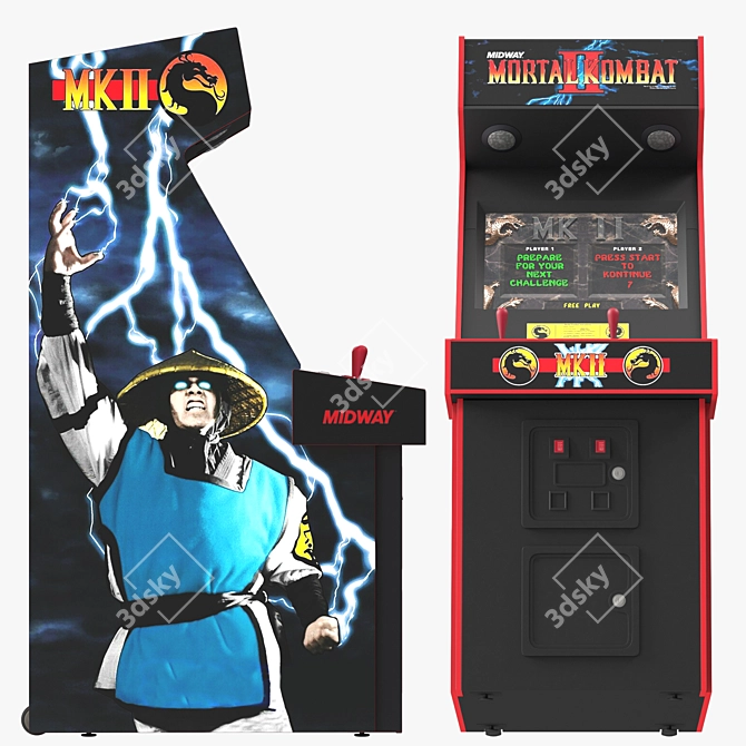 Fatal Fight Arcade: Next-Level Mortal Kombat 3D model image 4