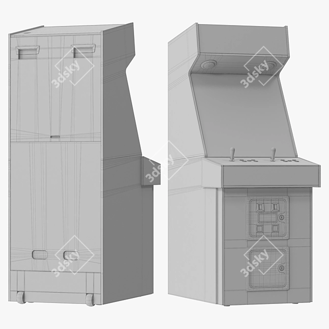 Fatal Fight Arcade: Next-Level Mortal Kombat 3D model image 7