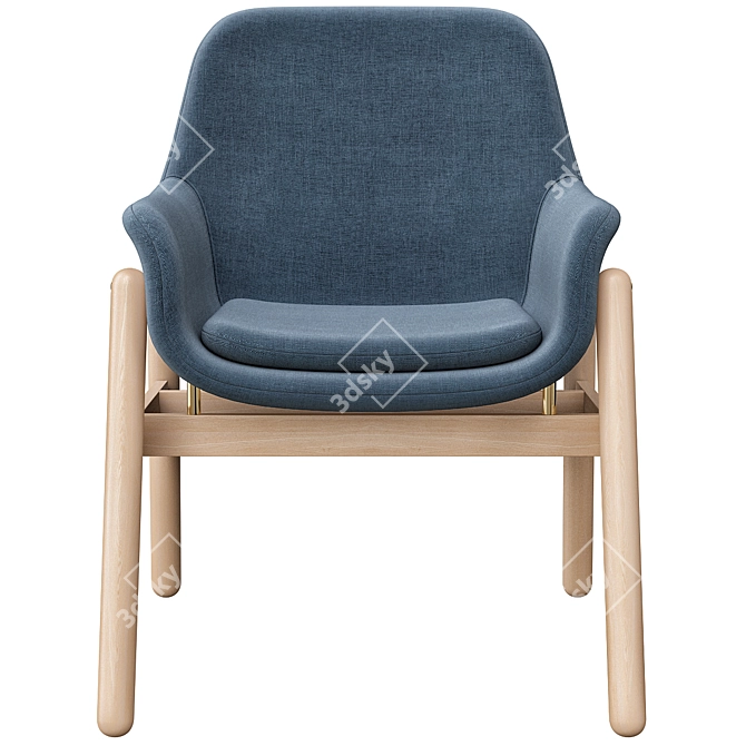 Vedbo Chair: Classic Grey Elegance 3D model image 6