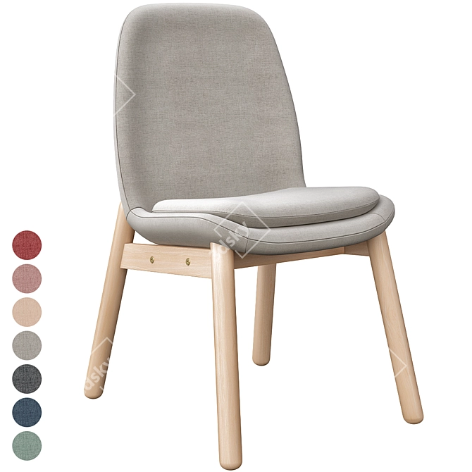 VESBO Chair: Classic Grey Beauty 3D model image 3
