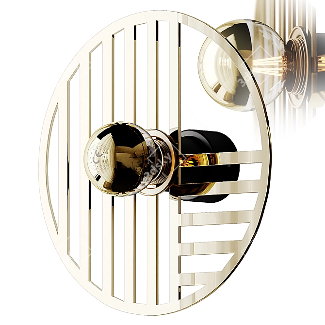 Sleek Line Wall Lamp by AROMAS 3D model image 1