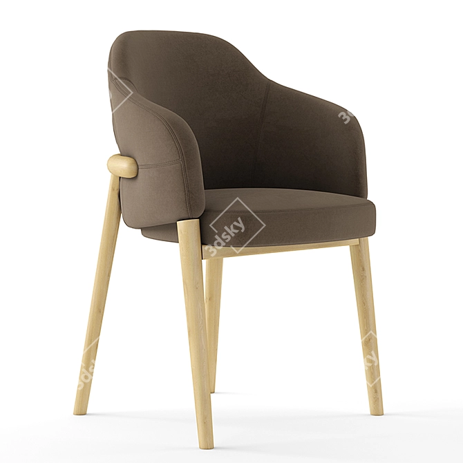 Piaval Trench Chairs - Sleek and Stylish Seating Solutions 3D model image 5