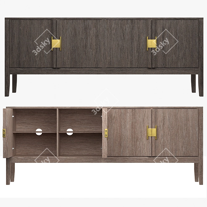 Urban Media Console - dantonehome 3D model image 3