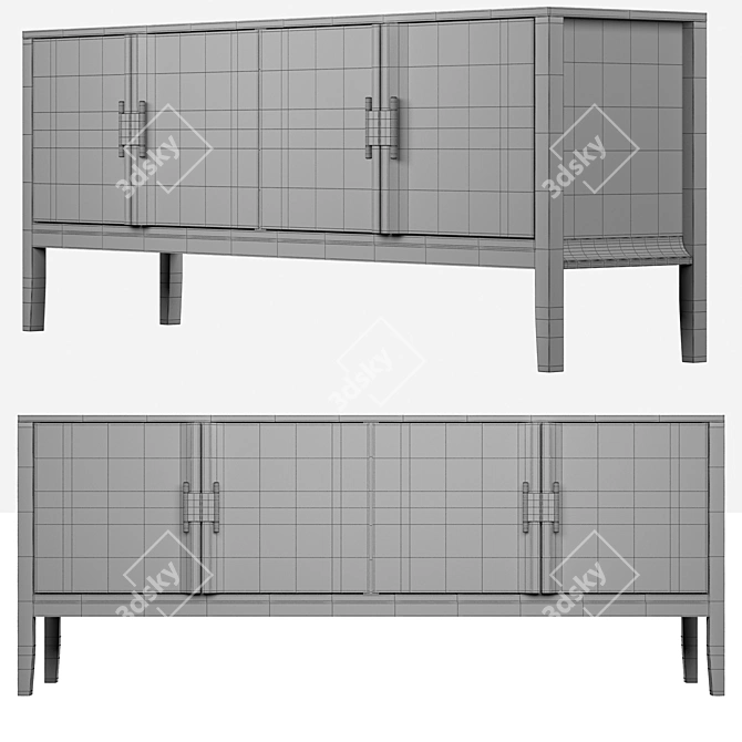 Urban Media Console - dantonehome 3D model image 4