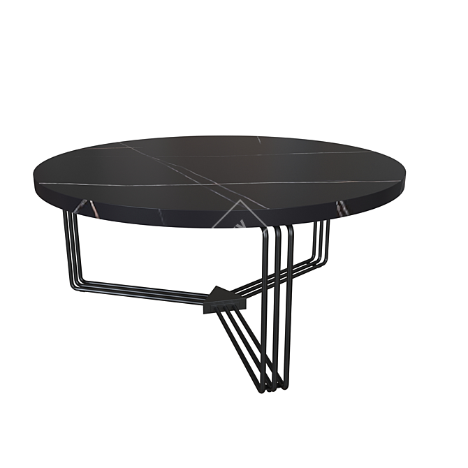 Elegant Antica Coffee Table 3D model image 1