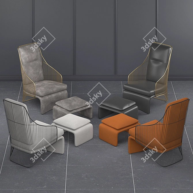 Elegant Colette - Minotti: Timeless Luxury 3D model image 2