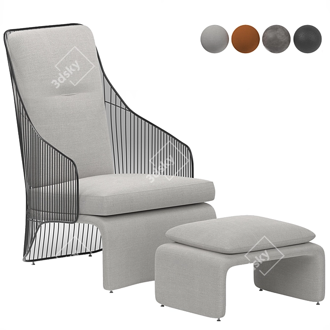 Elegant Colette - Minotti: Timeless Luxury 3D model image 7