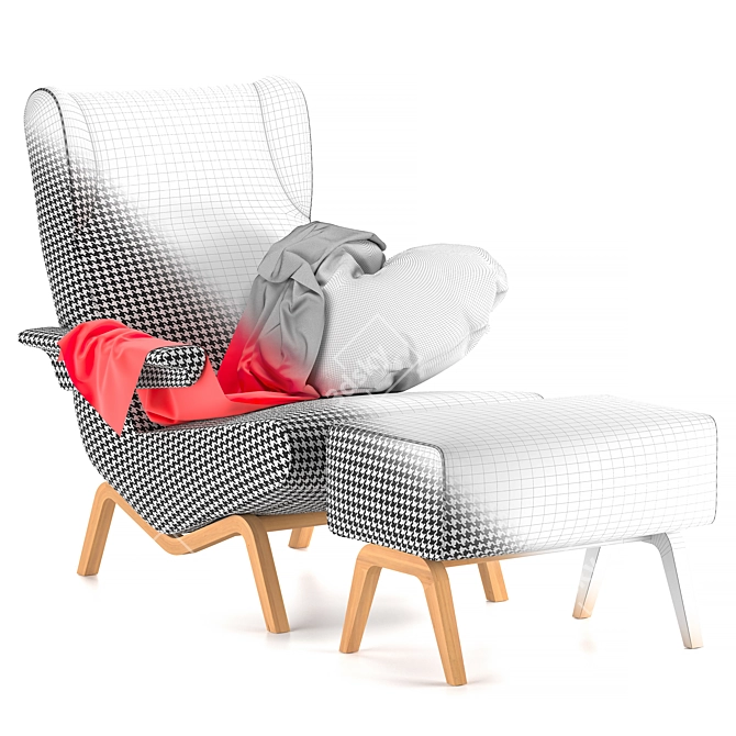 Sleek and Stylish Ligne Roset Archi 3D model image 4