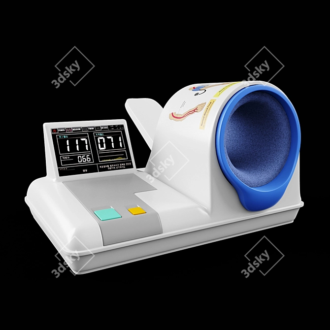 Compact Digital Blood Pressure Monitor 3D model image 1