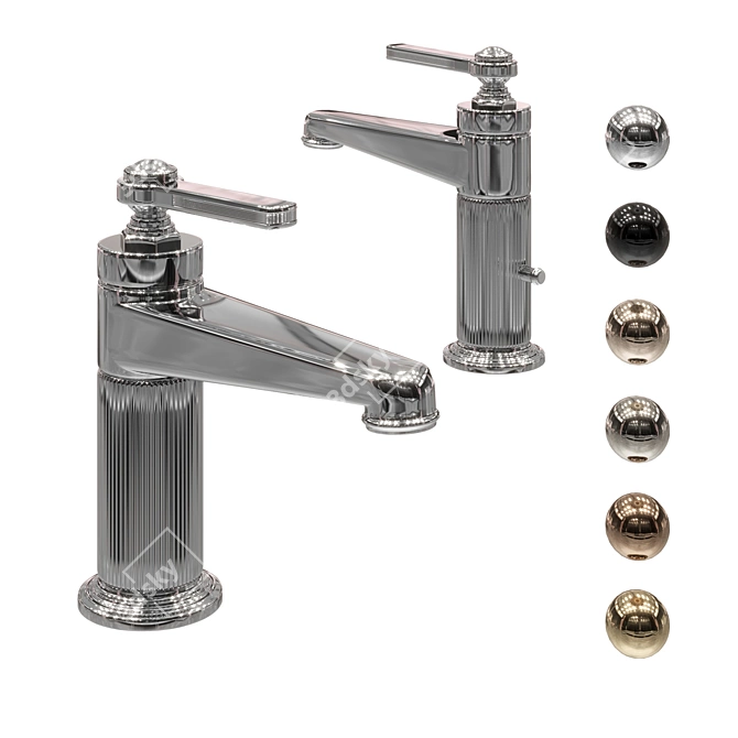 Gessi Venti20 Art. 65001 65002: Italian Luxury Bathware 3D model image 1
