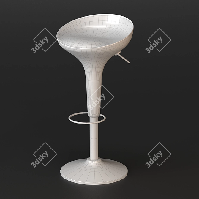 Modern Adjustable Magis Bombo Stool 3D model image 3