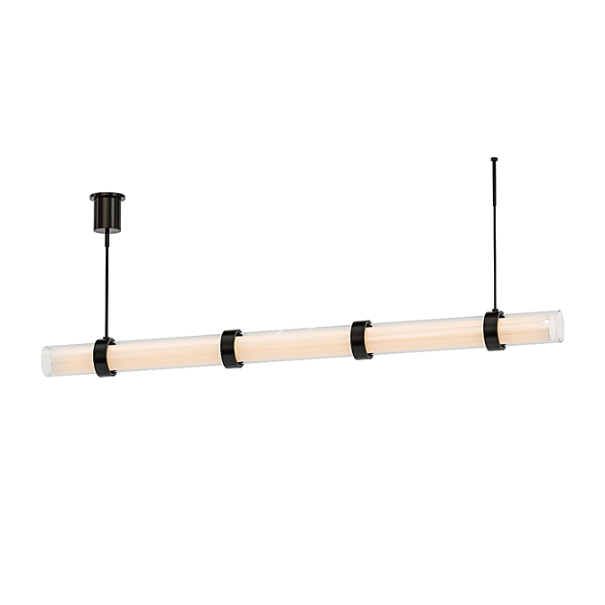 Sleek Light Fixture: Wit Linear 3D model image 1