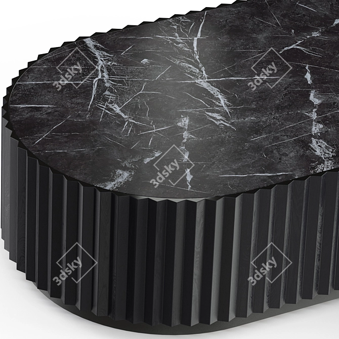 Elegant Milla & Milli Coffee Table 3D model image 2
