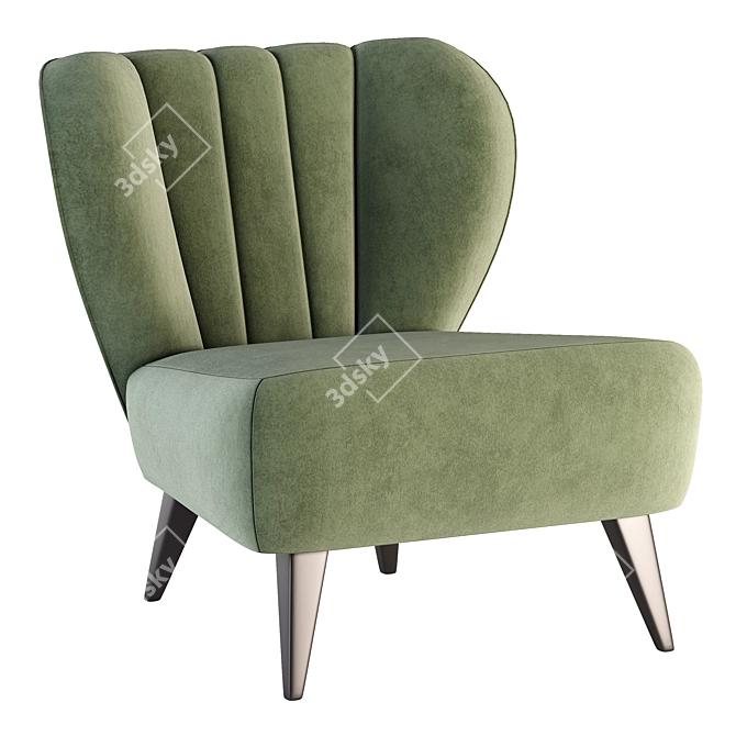 Modern Kim Armchair by Bodema 3D model image 1