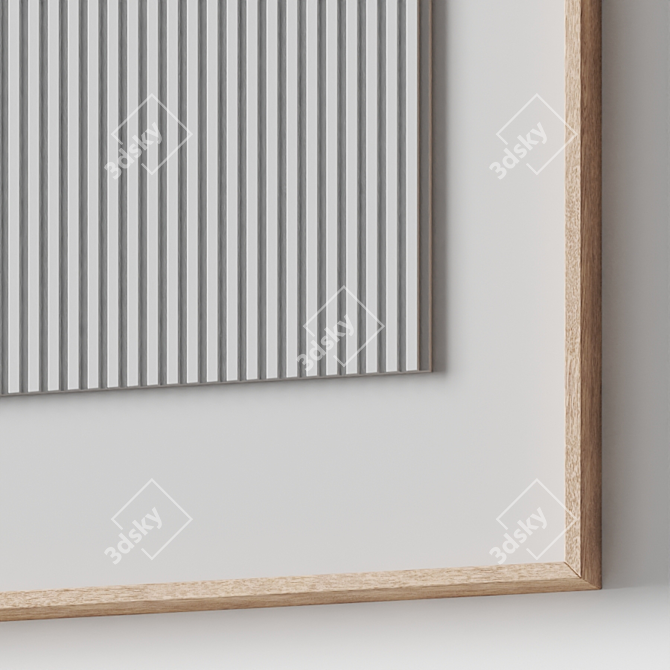 Sleek Relief Set: Atelier Plateau White 3D model image 2