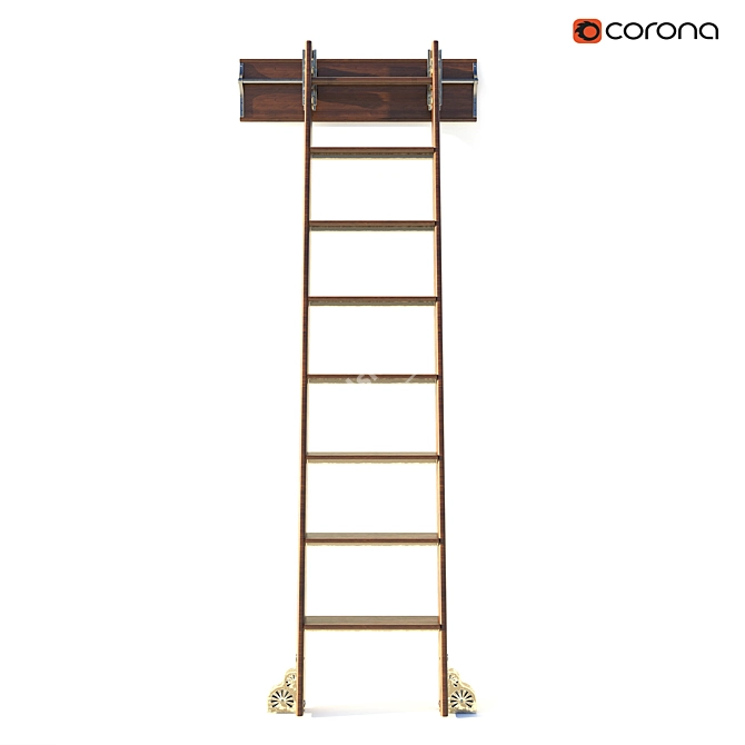 Versatile Folding Ladder 3D model image 15