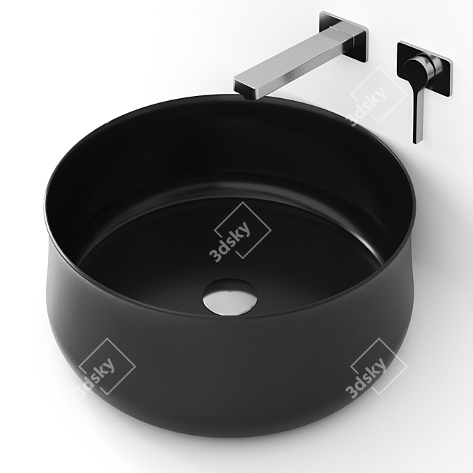 Title: Sleek Kaldewei Ming Washbasin 3D model image 1