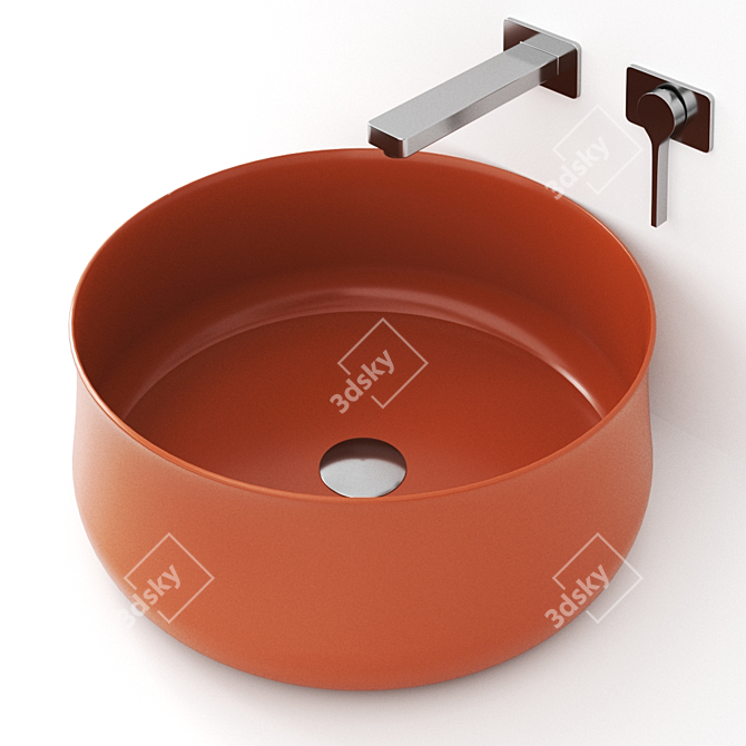 Title: Sleek Kaldewei Ming Washbasin 3D model image 2