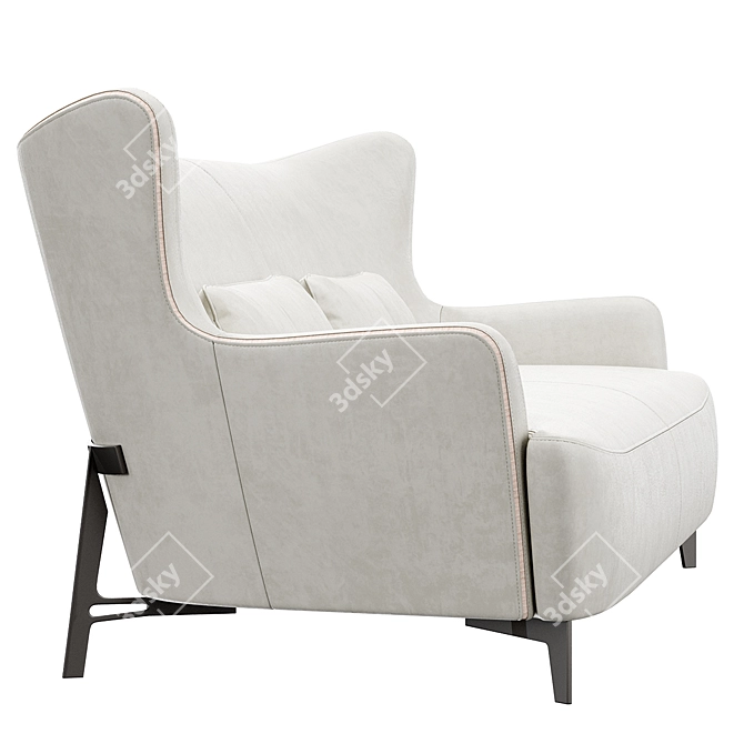  3-Seater Sofa BULL Konyshev 3D model image 3