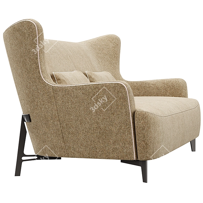  3-Seater Sofa BULL Konyshev 3D model image 4