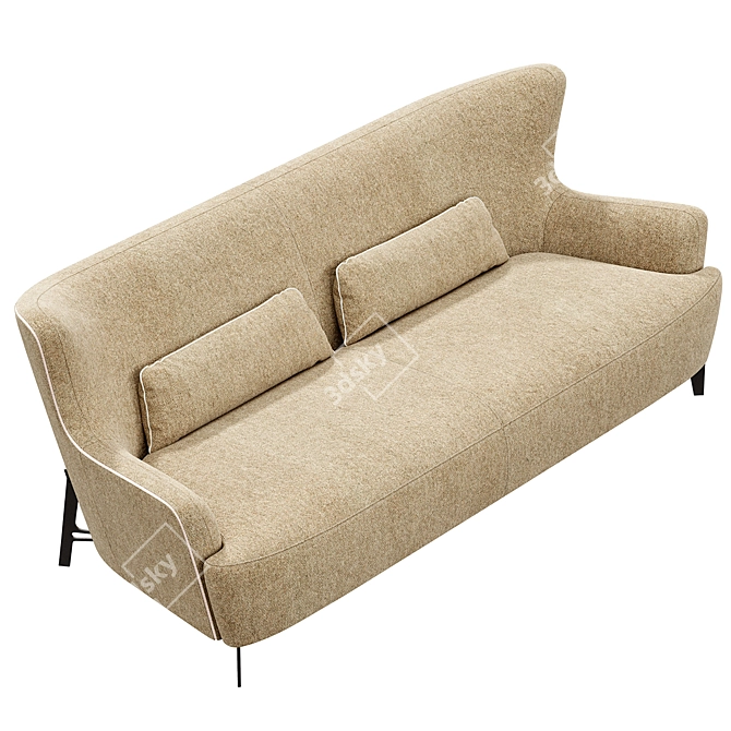  3-Seater Sofa BULL Konyshev 3D model image 5