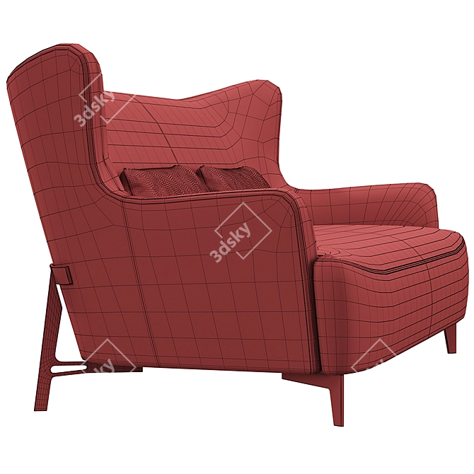  3-Seater Sofa BULL Konyshev 3D model image 7
