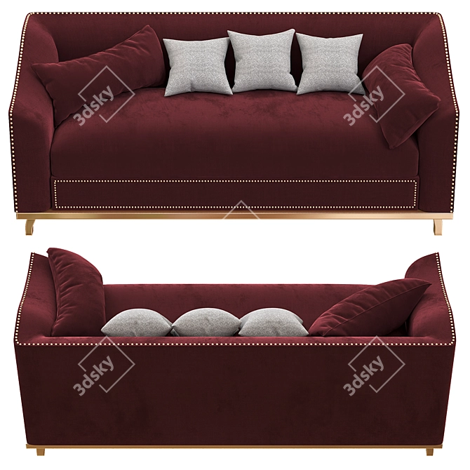  Elegant Cardinal Sofa: 2015, 3D Max, OBJ, FBX 3D model image 2