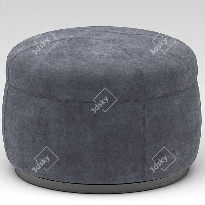 Luxury Tuffet: Minotti 2021 3D model image 5