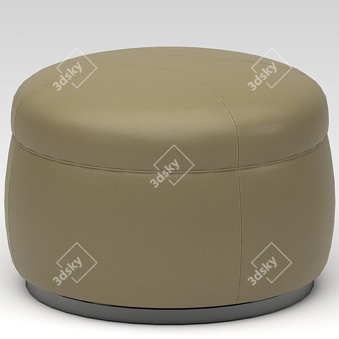 Luxury Tuffet: Minotti 2021 3D model image 1