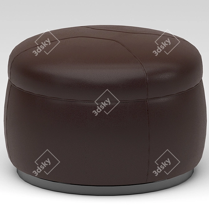 Luxury Tuffet: Minotti 2021 3D model image 2