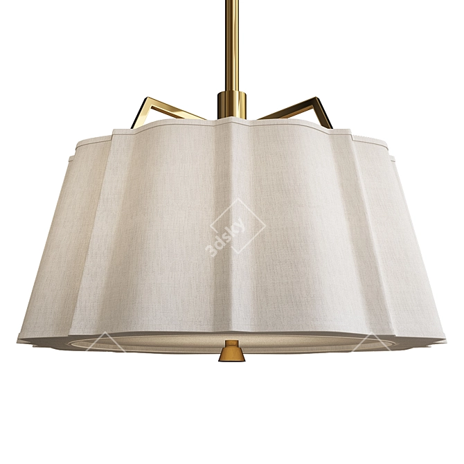 Humphrey Pendant Light: Sleek and Stylish Illumination 3D model image 1