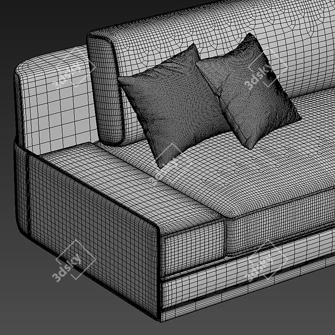 Starry Night Sofa 3D model image 4