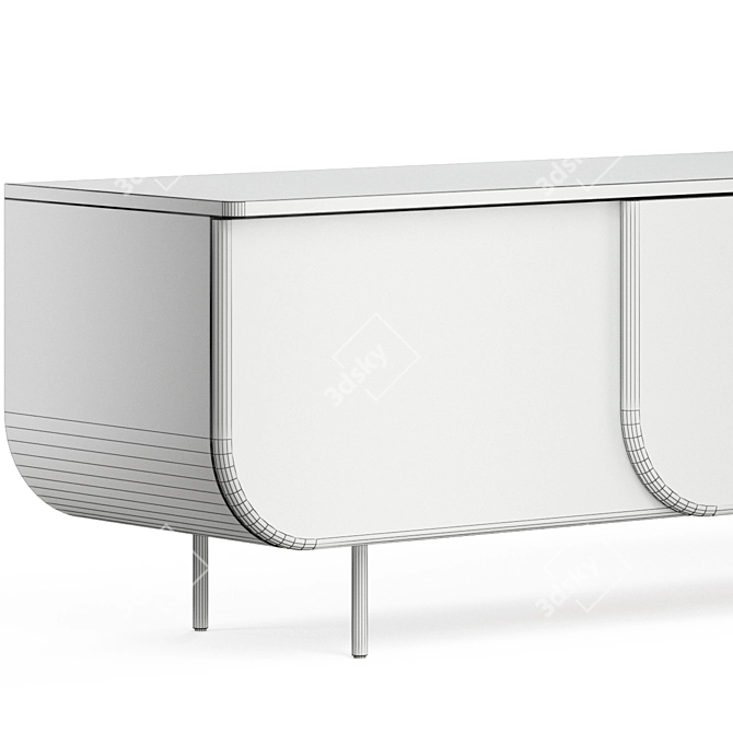 Elegant Bloom Sideboard: Milla & Milli 3D model image 3