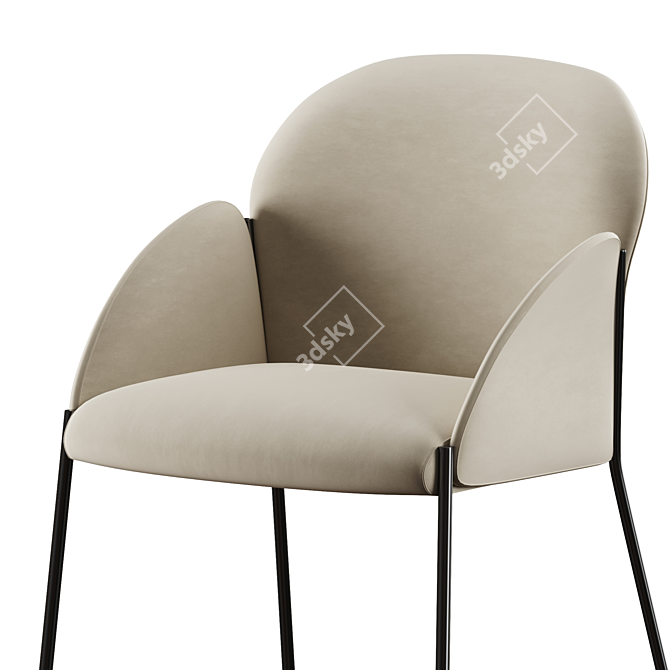 Modern Artifort Andrea Chair 3D model image 3