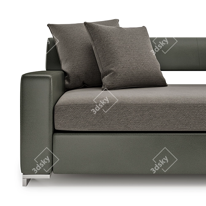 Sleek Philippe Hurel Elton II Sofa 3D model image 3