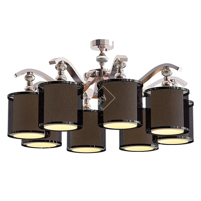Aployt Ceiling Chandelier: Elegant and Modern 3D model image 1