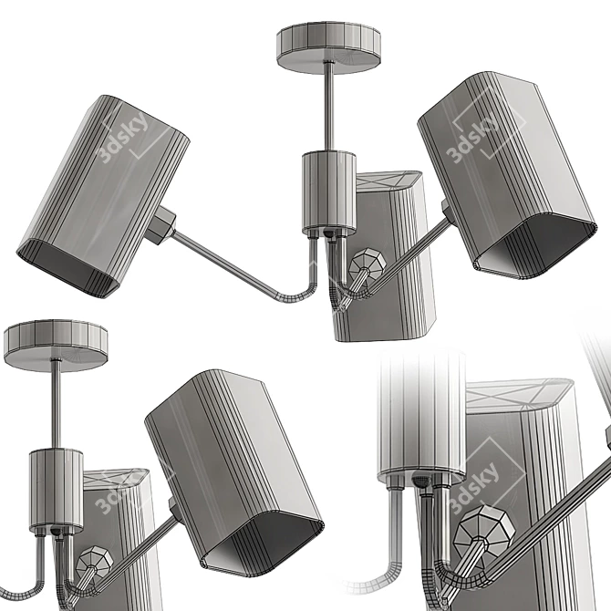 Modern Ceiling Chandelier: Wedo Light 3D model image 2